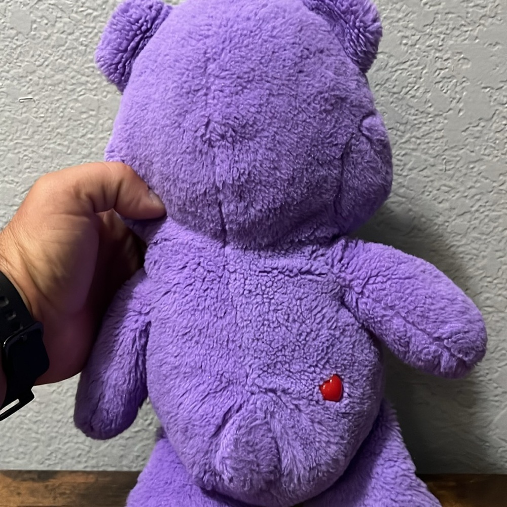 Care Bears Purple Plush with Heart Balloons - Picture 4 of 8